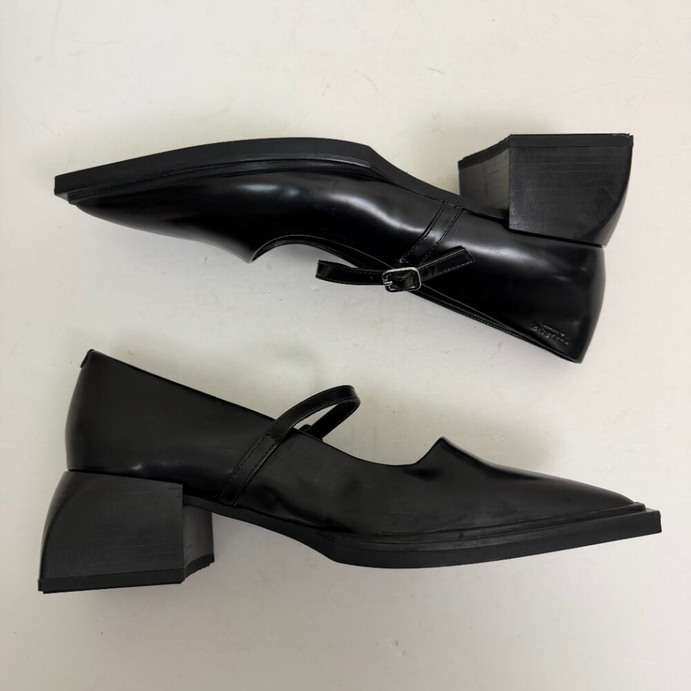 NWT Vagabond Vivian Leather Mary Jane Heels in Black Size EU 39 - Picture 10 of 16